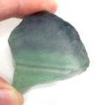 Bra Pris Mycket Fin Randig Grön Violett Mix Färg Fluorit 41,5 gram Naturlig Kristall Brottstycke Transparent Bästa Kvalitets Matrial från Kina Köp Nu!