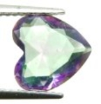 Bra Pris Topp Lystrande Multi Färgspelande Mystik Kvarts 1,99 carat Hjärt Slipning Mycket Fin Kvalitet Spännande Matrial för Smyckestillverkare Köp Nu!
