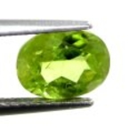 Bra Pris Mycket Fin Topp Grön Peridot 1,65 carat Oval Slipad Mycket Fin Lyster & Kvalitet från Pakistan Köp Nu!