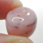 Bra Pris Mycket Fin Polerad Trumlad Rosa Opal (Opalit) 1-2 Gram Naturligt Mönster Intressant Samlarsten från Peru Köp Nu!