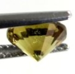 Good Price Nice Quality Golden Yellowbrown Chrysoberyl 1,85 carat Round Cut Good Luster & Colour from Africa Purchase Now!