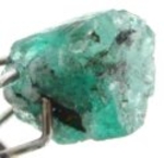 Bra Pris Rå Oslipad Mycket Sällsynt Intensiv Blåaktigt Grön Smargad Kristall 1,20 carat Naturlig Kristall Transparent från Colombia Köp Nu!