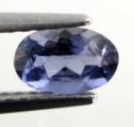 Bra Pris Mycket Fin Färg Blå Violett Iolit 0,42 carat Oval Slipning Bra Kvalitet & Lyster från Tanzania Köp Nu!