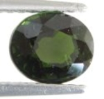 Bra Pris Mycket Fin Djup Grön Turmalin 1,17 carat Oval Slipning med Fin Lyster & Kvalitet från Nigeria Köp Nu!