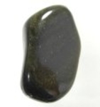 Bra Pris Mycket Fin Polerad Trumlad Guld Skrimmande Obsidian 4-6 gram Glansig Snygg Svart från Afrika Köp Nu!