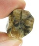 Bra Pris Hög Intressant Rå Oslipad Äkta Korssten (Andalusit) 35,85 Carat Naturligt Kors Mönster Nodul Bit Intressant Sällsynt samlarsten från Brasilien Köp Nu!